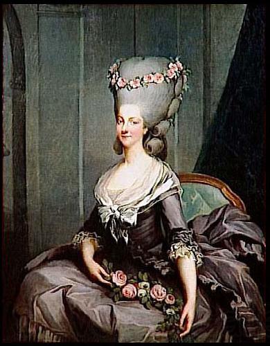 Antoine-Francois Callet Portrait of Madame de Lamballe Norge oil painting art